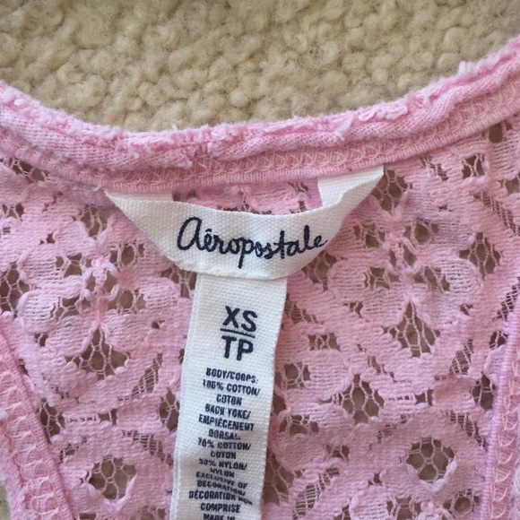 Henley Light Pink Racerback Tank Top - Picture 3 of 3