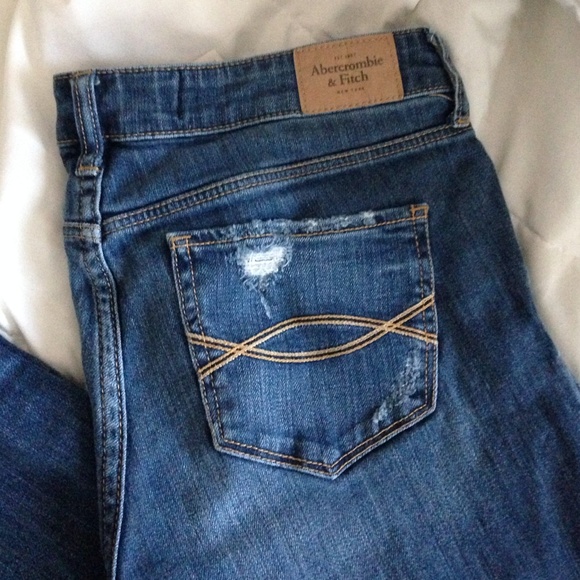 Distressed Abercrombie jeans!