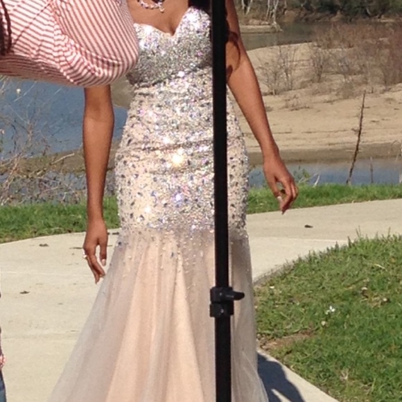 Terani Couture P1575 Nude Size 2 Prom Dress - Picture 4 of 4