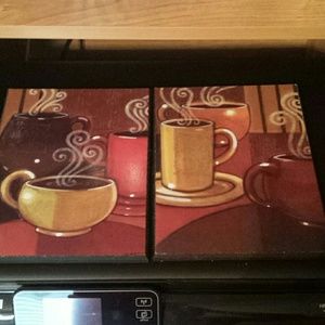 Coffee decor plaques