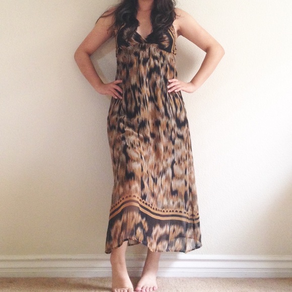 Animal print dress