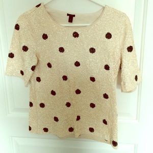 Jcrew Sequin Shirt