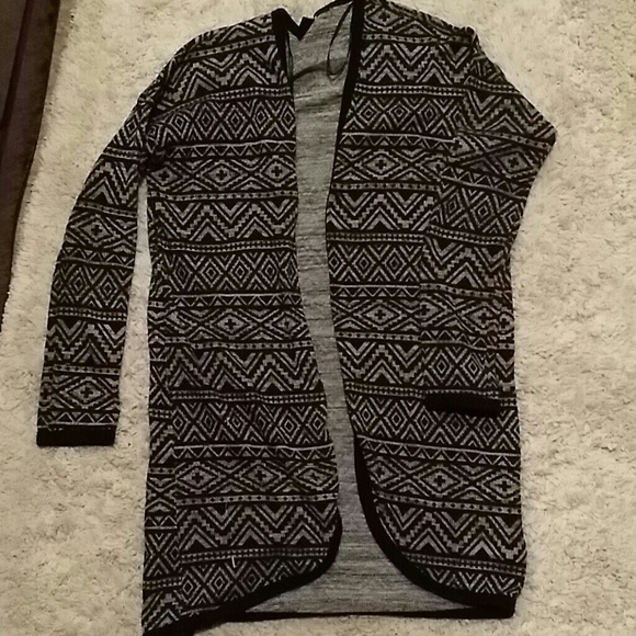 Long tribal cardigan