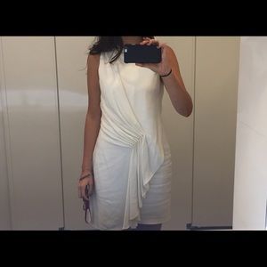 Alexander Wang white ruffle dress