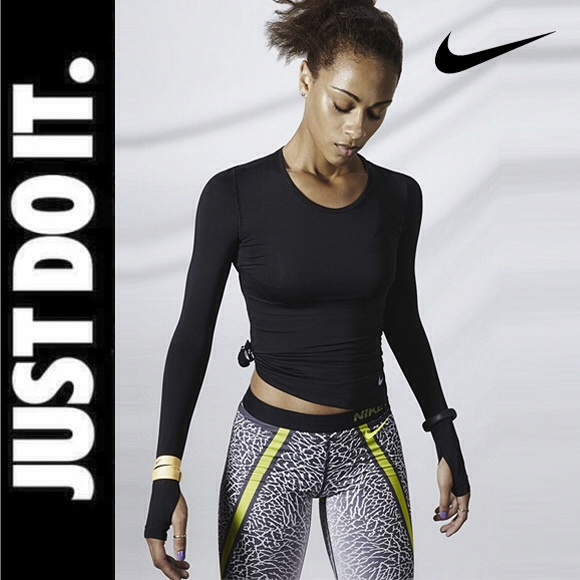 NWT NIKE PRO SAFARI CAPRIS M