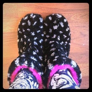 Fuzzy Slipper Boots