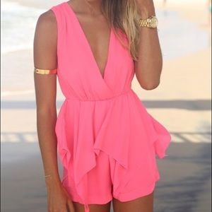 BNWT Pink Sabo Skirt Poseidon Playsuit (romper)