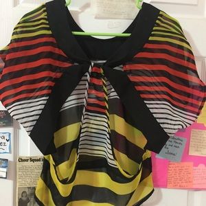 Open back flowy shirt!