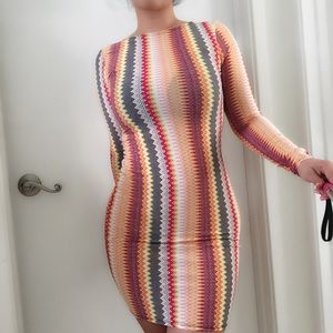 ZigZag Longsleeve Dress