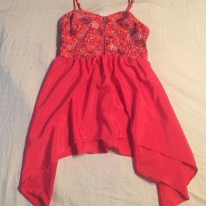 Floral spring/summer dress.