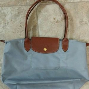 Authentic Longchamp Medium Grey Bag