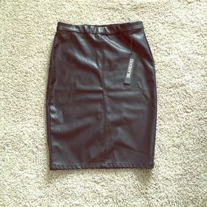 Blank NYC Vegan Leather Skirt