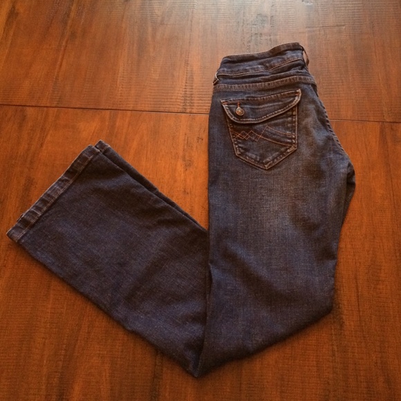 Dark Denim Straight Legged