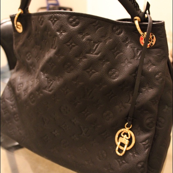 Louis Vuitton black/blue purse