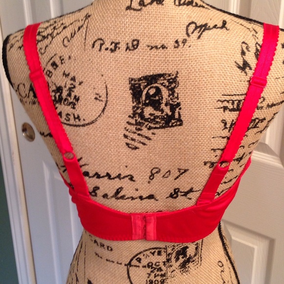 Red Underwire Bra - Picture 2 of 3