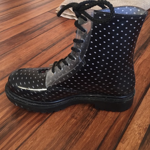 Cuite black Polkadot shoes - Picture 3 of 4