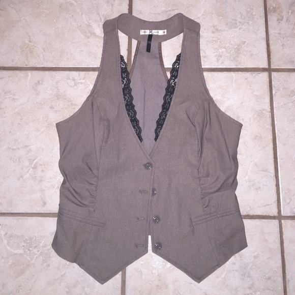 Women's Vest with lace!
