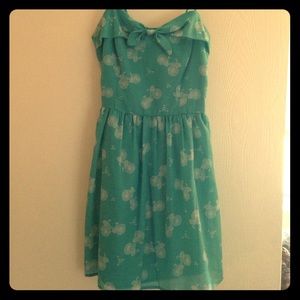 Cute bicycle print sundress