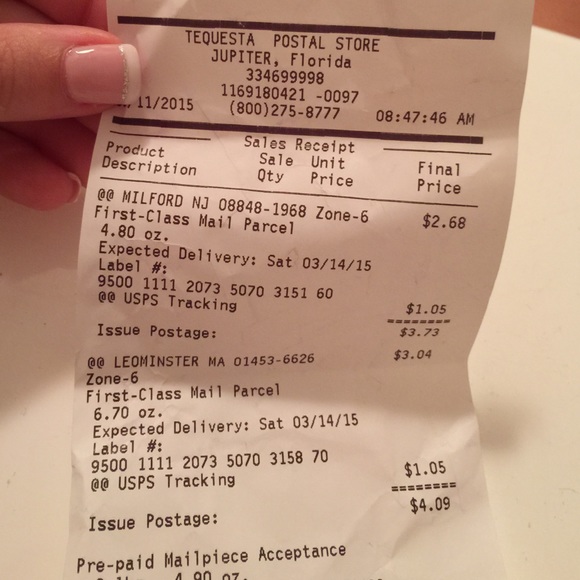 Shipping label :)
