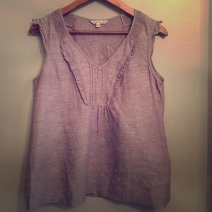 Classic Levi's Steel-Blue Linen Top