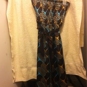 A multi colored dress