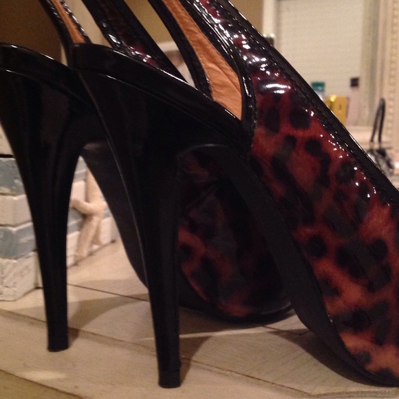 Hot Leopard Stilettos Steve Madden 7m hardly worn - Picture 4 of 4