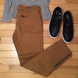 L. L. Bean Signature brown ankle jeans