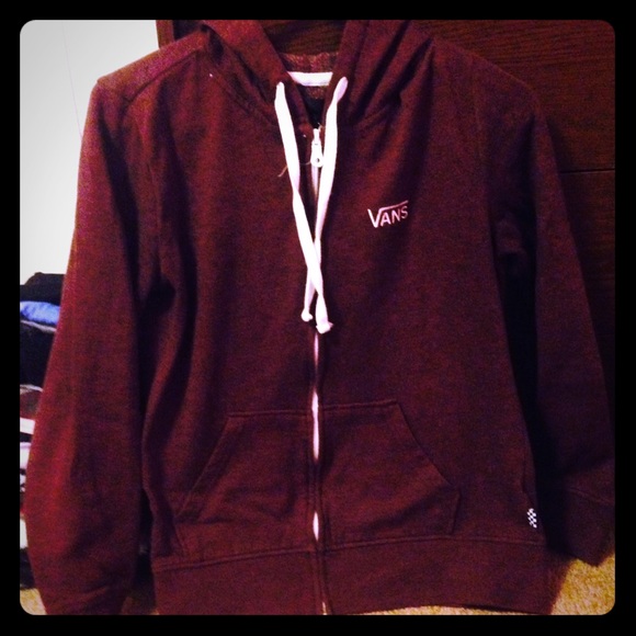 Vans zip up hoodie