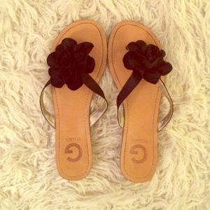 Black Guess sandals