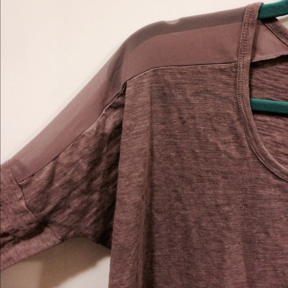 NWT - Cynthia Rowley long sleeve purple top - Picture 3 of 3