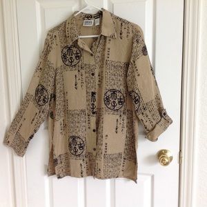 Chicos design silk top