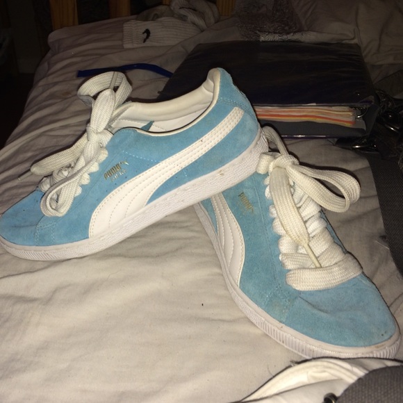 Suede puma shoes