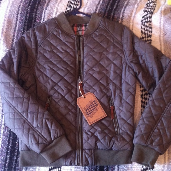 Olive green reversible jacket
