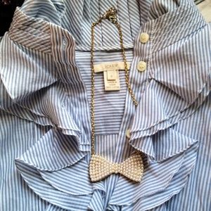J. Crew ruffled dress shirt