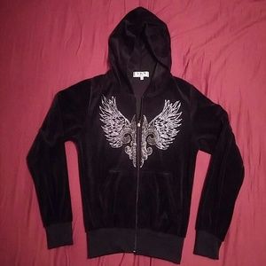 Velour hoodie