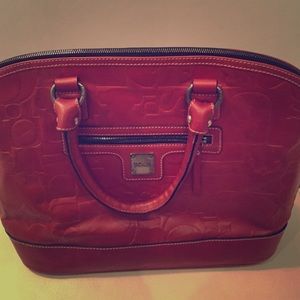 Red Tous Monogram Hangbag