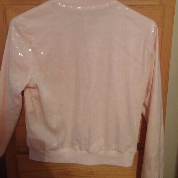 Pink sequence jacket - Picture 3 of 3