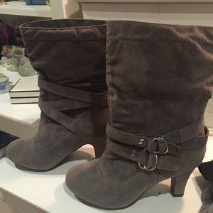Gray Boots