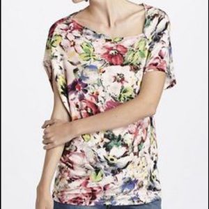 Anthropologie Floral Shirt by Delta size Small