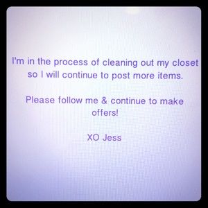 My closet- need to get rid of stuff! Make offers!