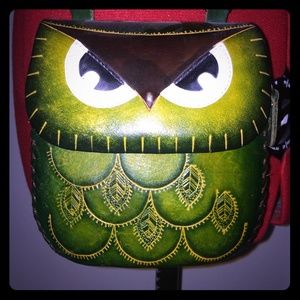 Owl cross body pouch