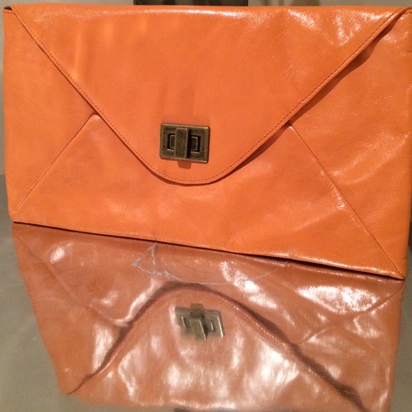 Hobo Clutch—Orange