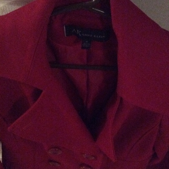 Red wool peacoat - Picture 2 of 3