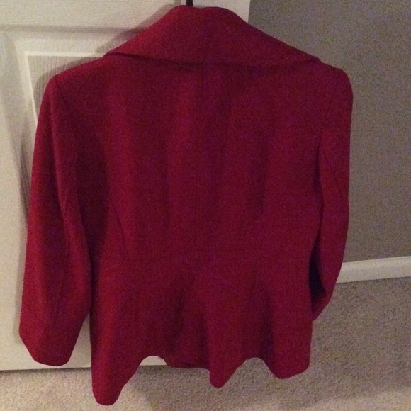 Red wool peacoat - Picture 3 of 3