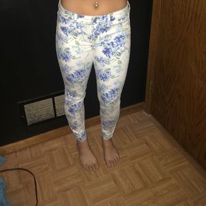 Floral cropped Abercrombie & Fitch Jeggings