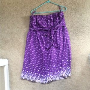 Strapless torrid spring dress