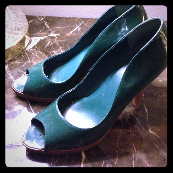 Aldo Teal Shoes size 8