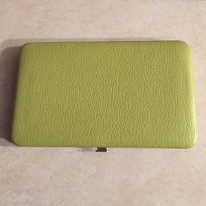 NWOT! Green slim wallet!