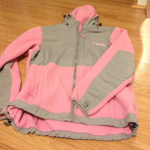 Pink gray northface