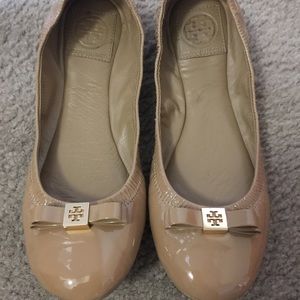 Tory Burch Eddie Bow Flats size 8